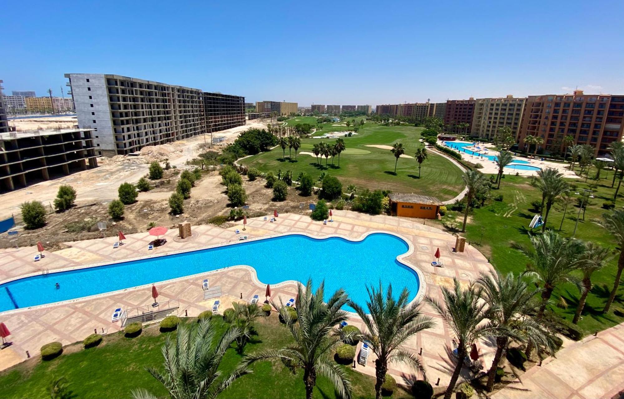 Porto Golf Marina Aqua Park & Beach Access By Best Of Bedz El Alamein Exterior foto